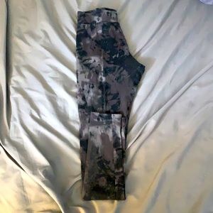 Tie Dye Leggings (black and grey)